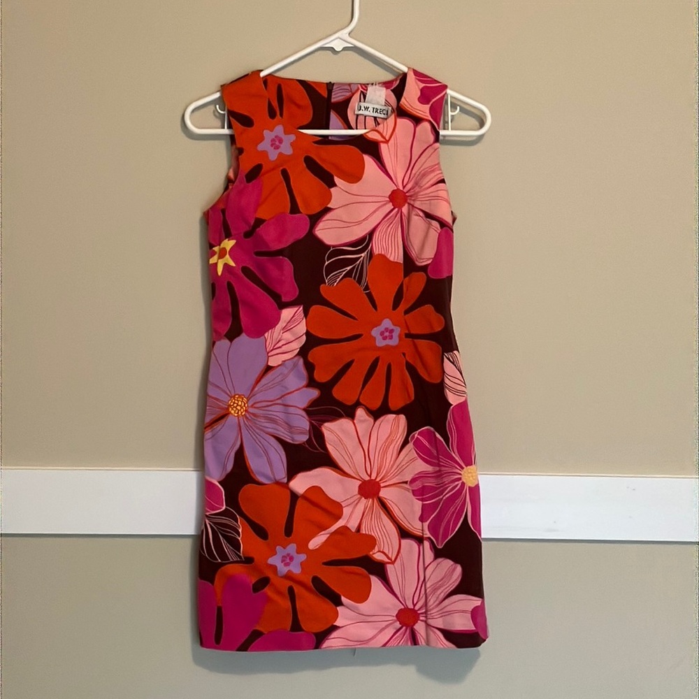 JW Treci Retro/Vintage Style Sleeveless Dress